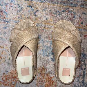 Dolce Vita Raffia platforms